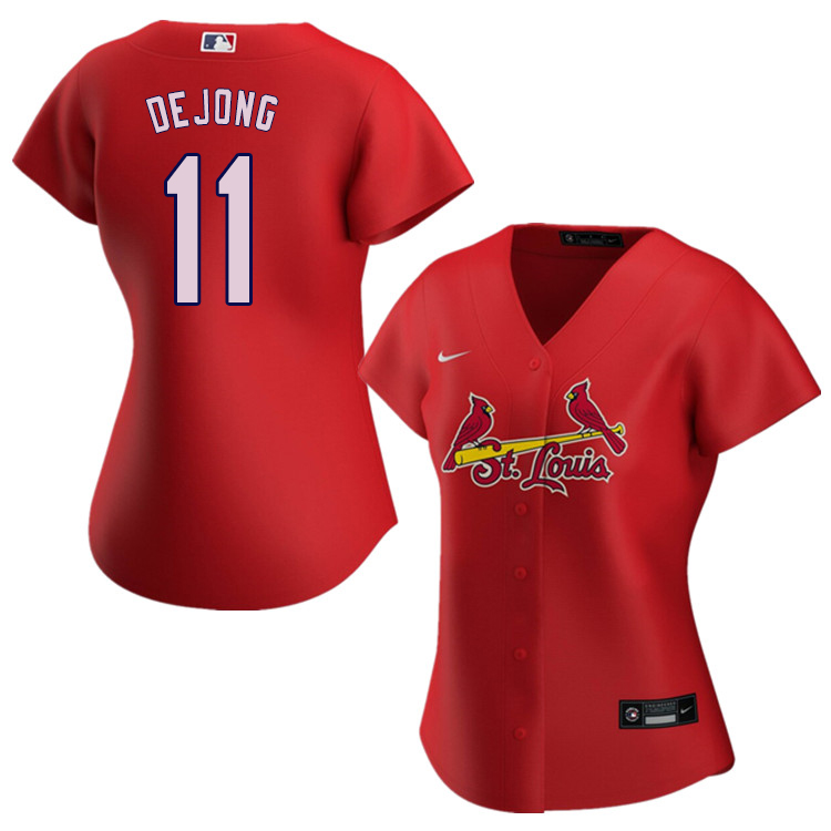 Nike Women #11 Paul DeJong St.Louis Cardinals Baseball Jerseys Sale-Red